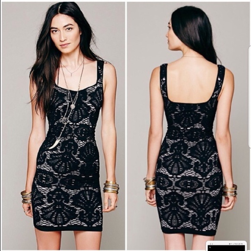 NWT Free People Intimately Medallion Lace Dress
